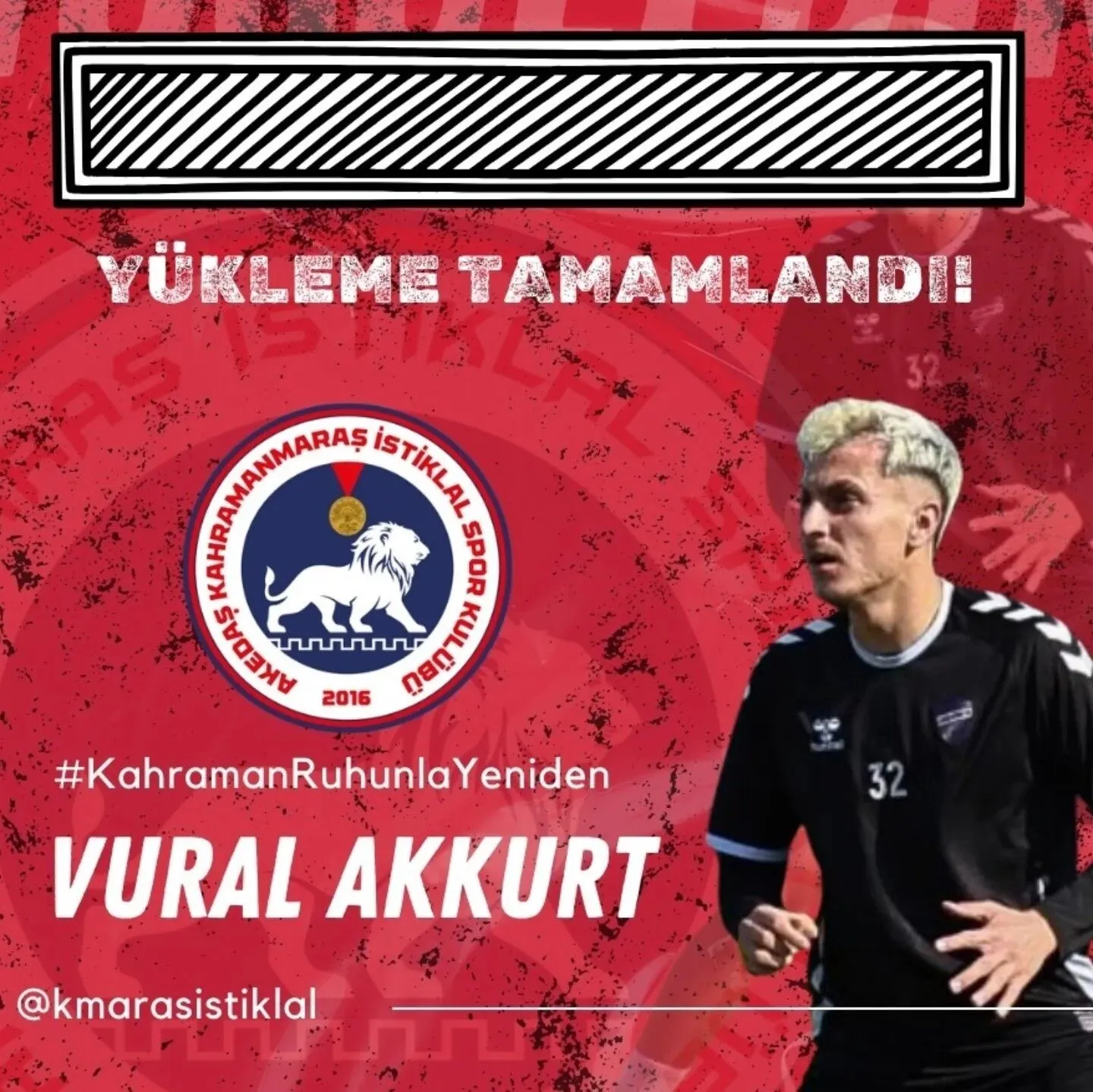 Kahramanmaraş İstiklalspor, Devre Arası İlk Transferini Gerçekleştirdi