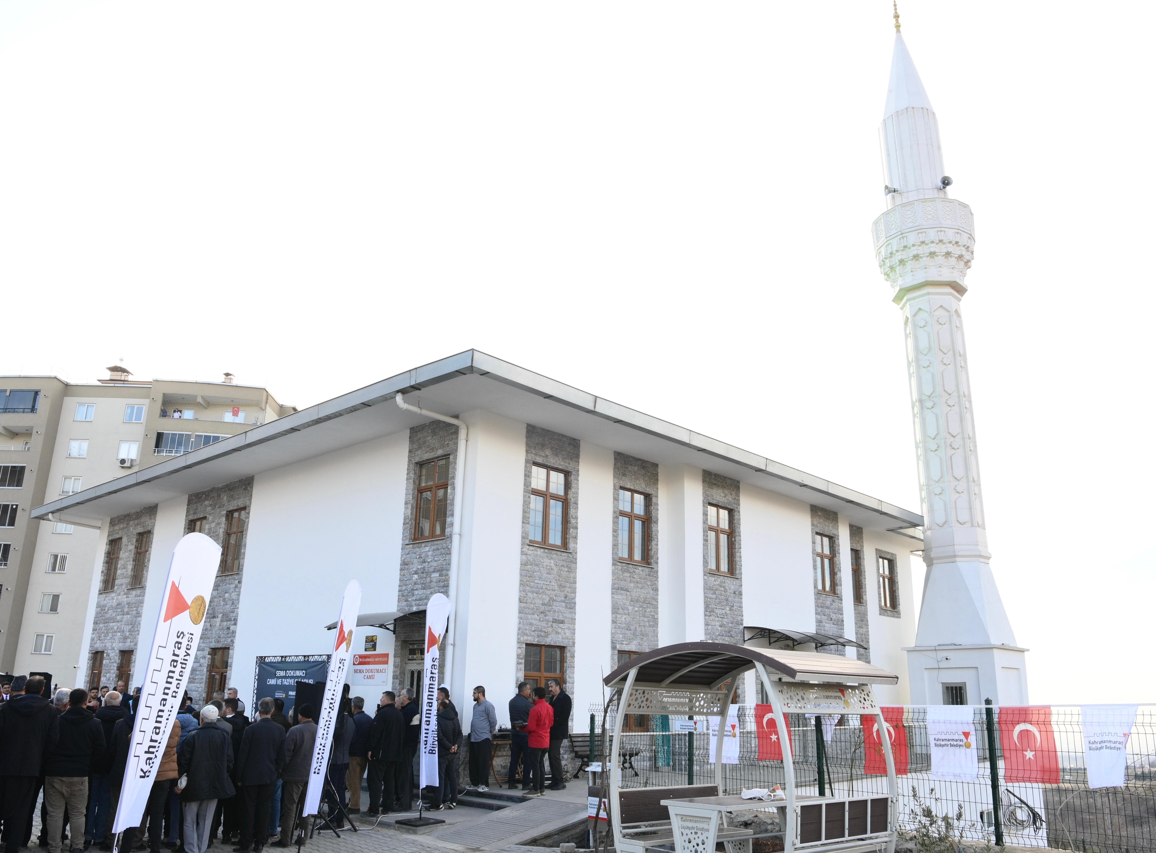 Kahramanmaraş'ta Sema Dokumacı Camii Ve Taziye Evi Hizmete Açıldı (2)