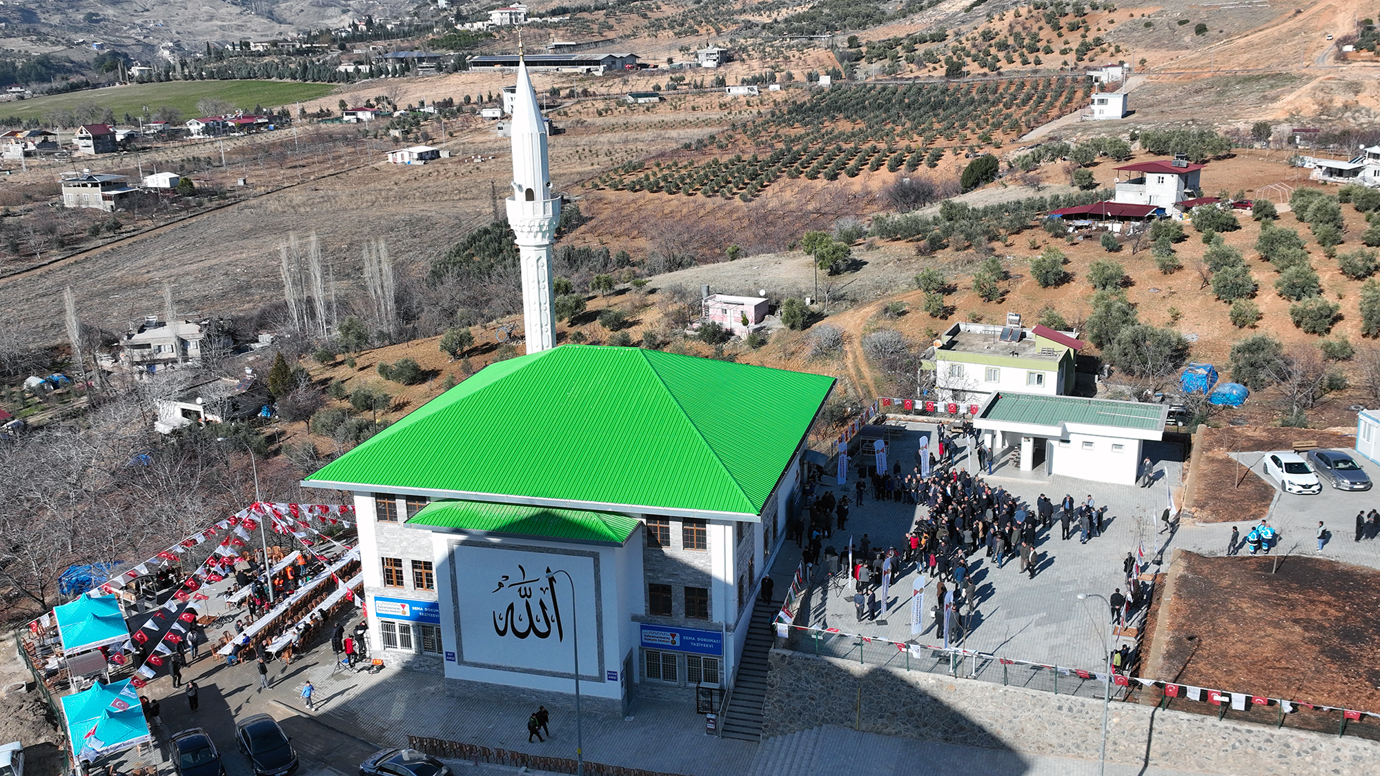 Kahramanmaraş'ta Sema Dokumacı Camii Ve Taziye Evi Hizmete Açıldı (5)