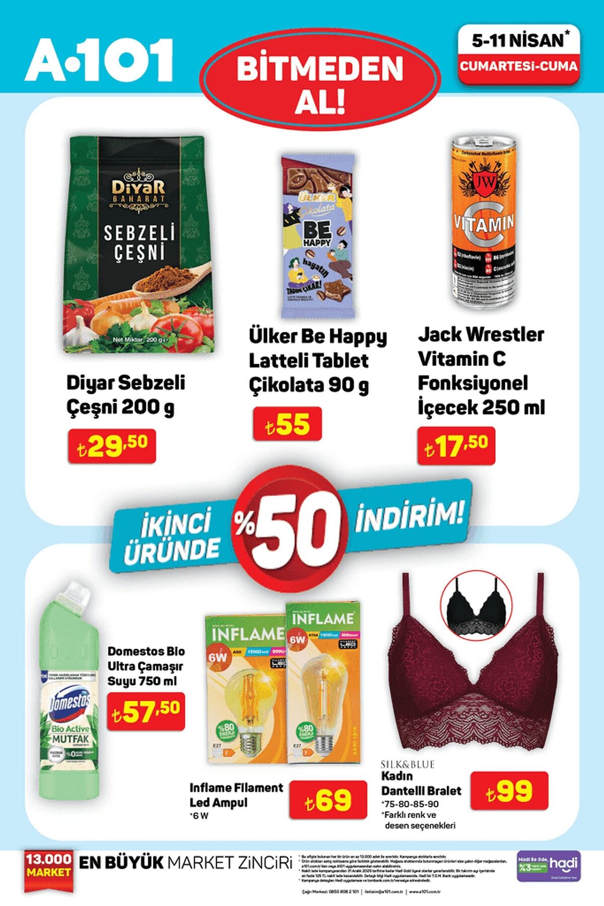 A101 Haftanın Yıldızları Kataloğu (5 Nisan 11 Nisan 2025) Büyük İndirim Fırsatları (6)
