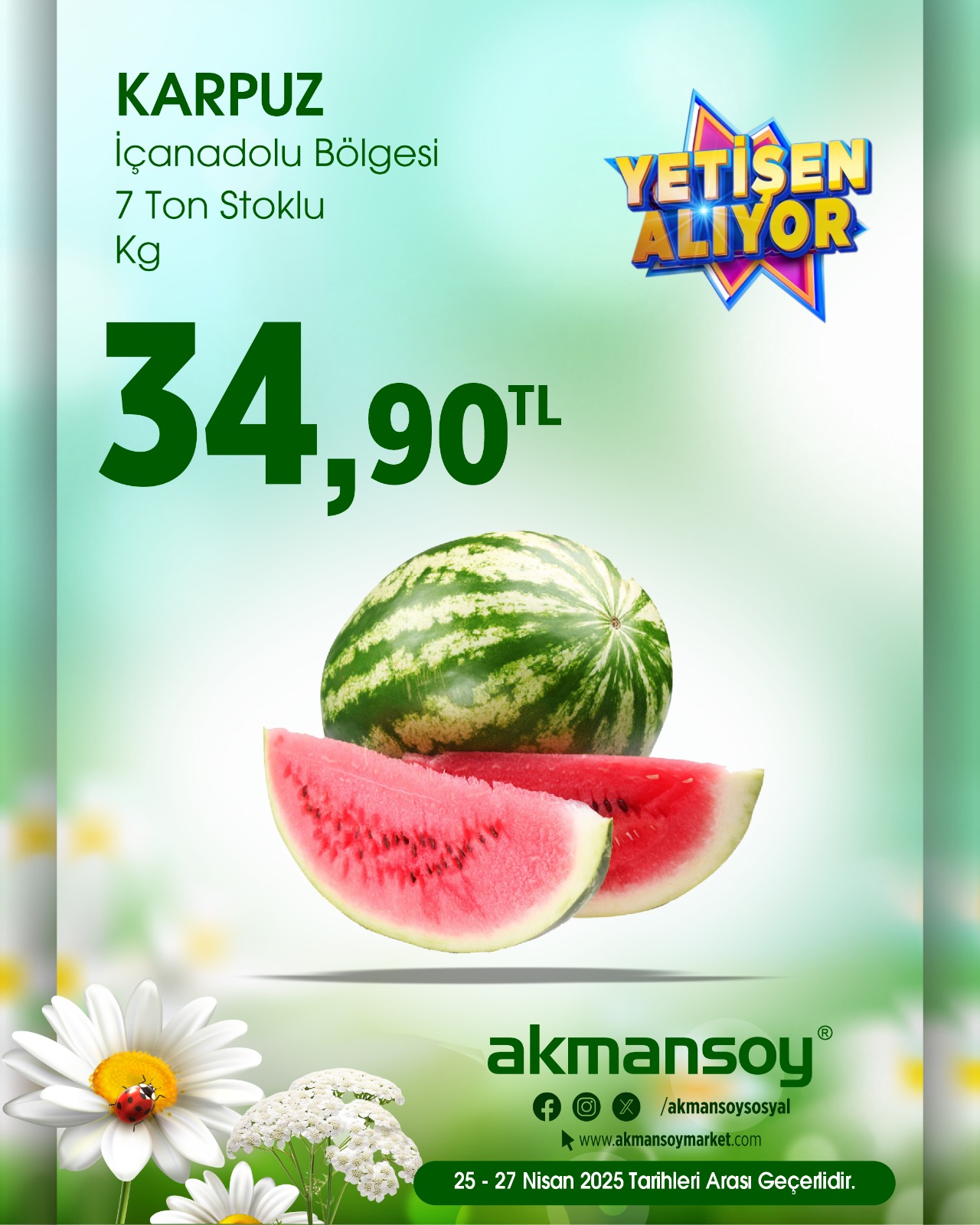 Akmansoy Marketlerde 24 Nisan İndirim Günleri Başladı (1)