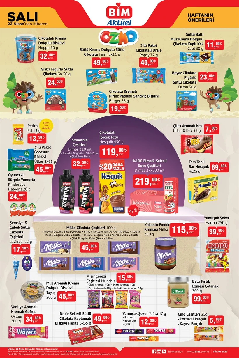 Bi̇m'de 22 Nisan Fırsatları İndirimli Ürünler Raflarda Yerini Aldı (1)