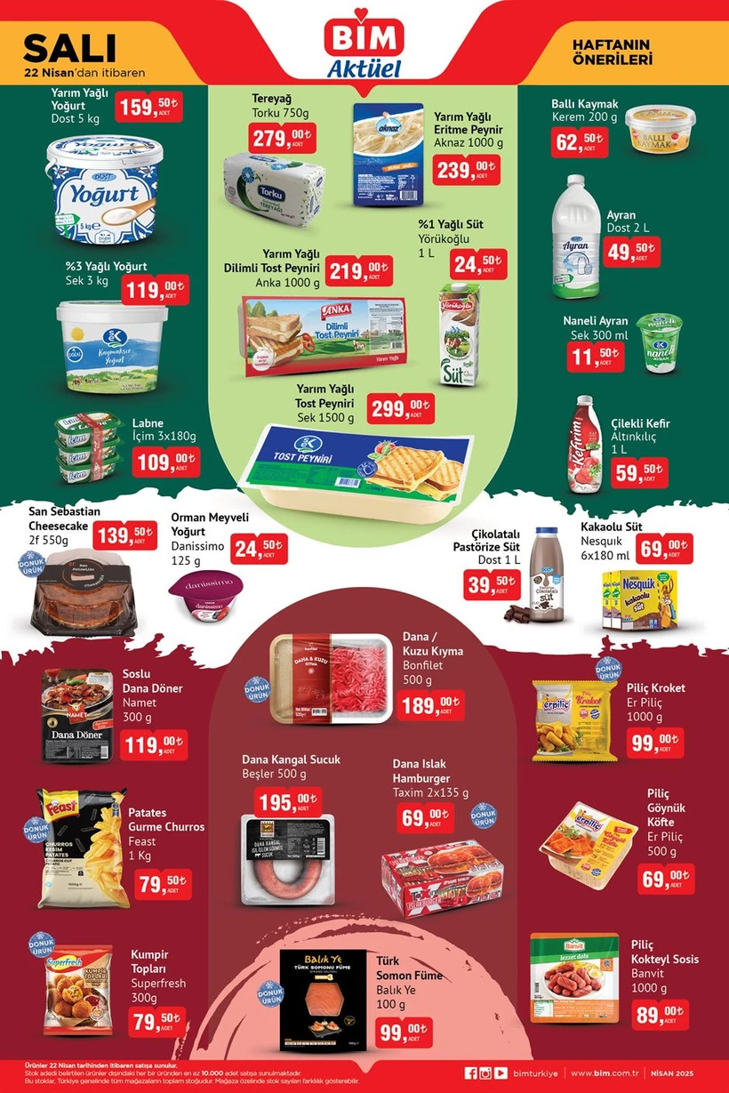 Bi̇m'de 22 Nisan Fırsatları İndirimli Ürünler Raflarda Yerini Aldı (2)
