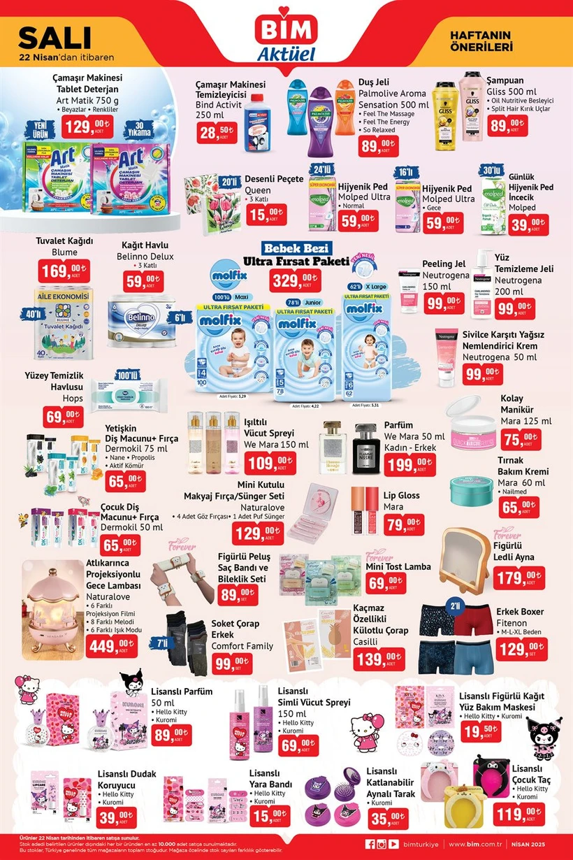 Bi̇m'de 22 Nisan Fırsatları İndirimli Ürünler Raflarda Yerini Aldı (4)