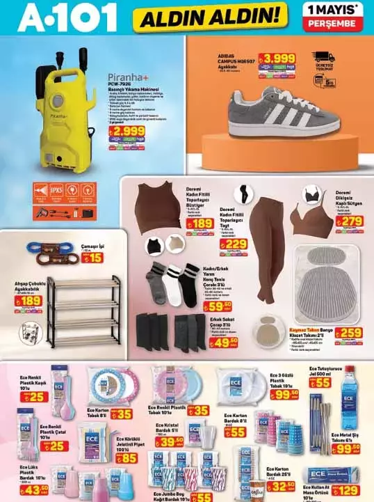Bu Perşembe A101'De Yok Yok! Elektrikli Bisikletten Kamp Çadırına, Beyaz Eşyadan Mutfak Ürünlerine Dev İndirim! (7)