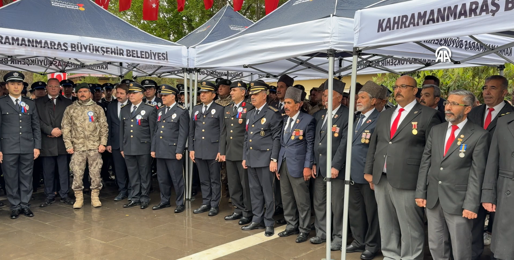 Kahramanmaraş’ta Polis Haftası Töreni Şehitler Anıldı (1)