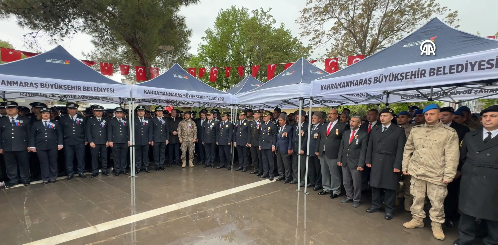 Kahramanmaraş’ta Polis Haftası Töreni Şehitler Anıldı (2)