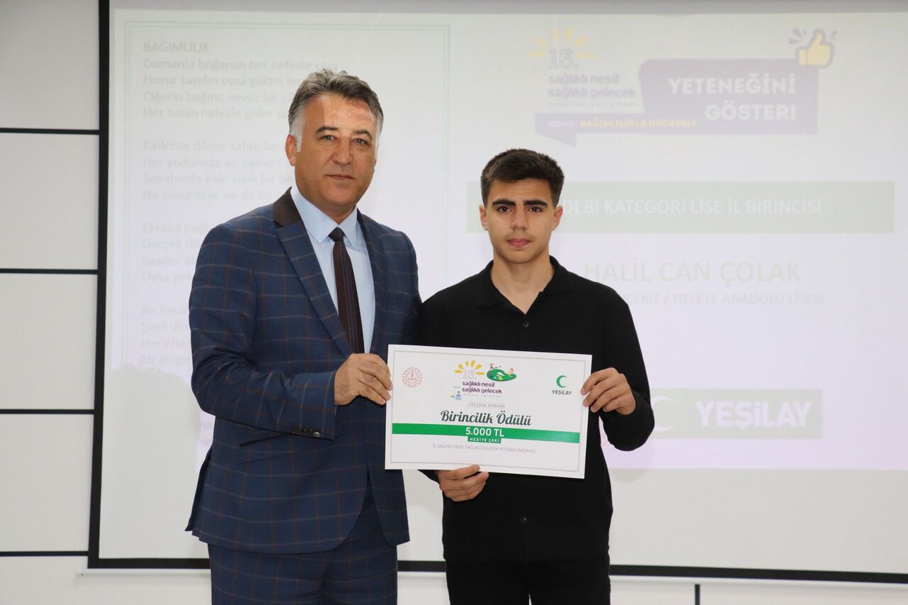 Kahramanmaraş’ta “Sağlıklı Nesil, Sağlıklı Gelecek” Ödül Töreni Düzenlendi (7)