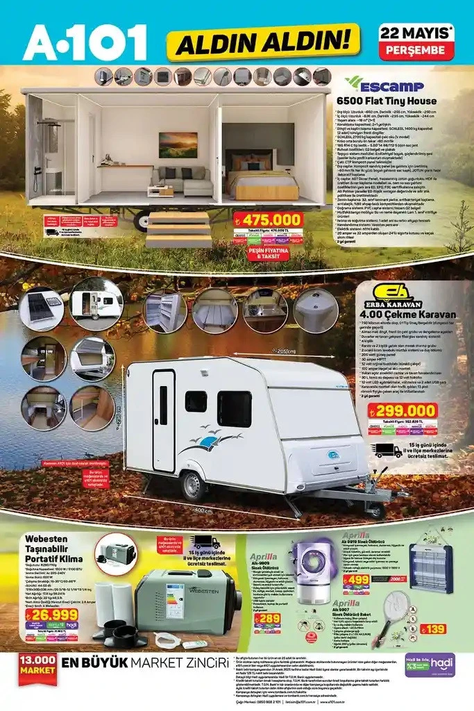 A101'De Şok İndirimler Kapıda! Elektrikli Araçtan Karavana, Yok Yok!4 (3)