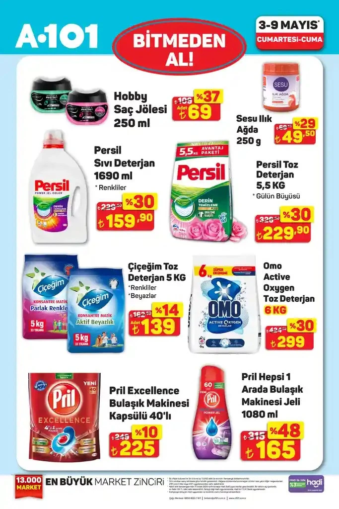 Ayçiçek Yağından Peynire, A101'De Yok Yok! İşte 3 9 Mayıs İndirim Kataloğu (1)