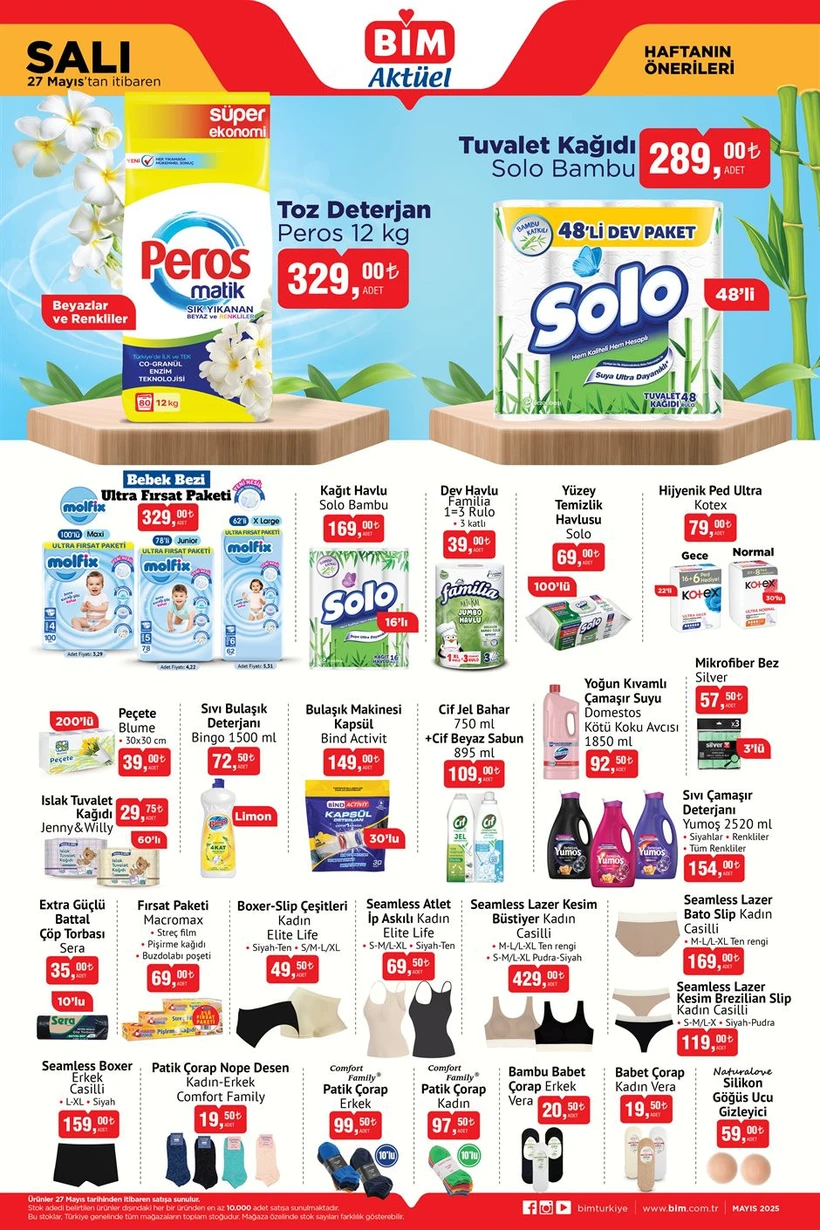 Bi̇m'de Bu Hafta Neler Yok Ki! İşte 27 Mayıs Salı Aktüel Ürünler Kataloğu! (3)