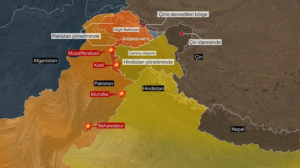Hindistan Pakistan Gerilimi Sıcak Çatışmaya Dönüştü Onlarca Ölü (2)