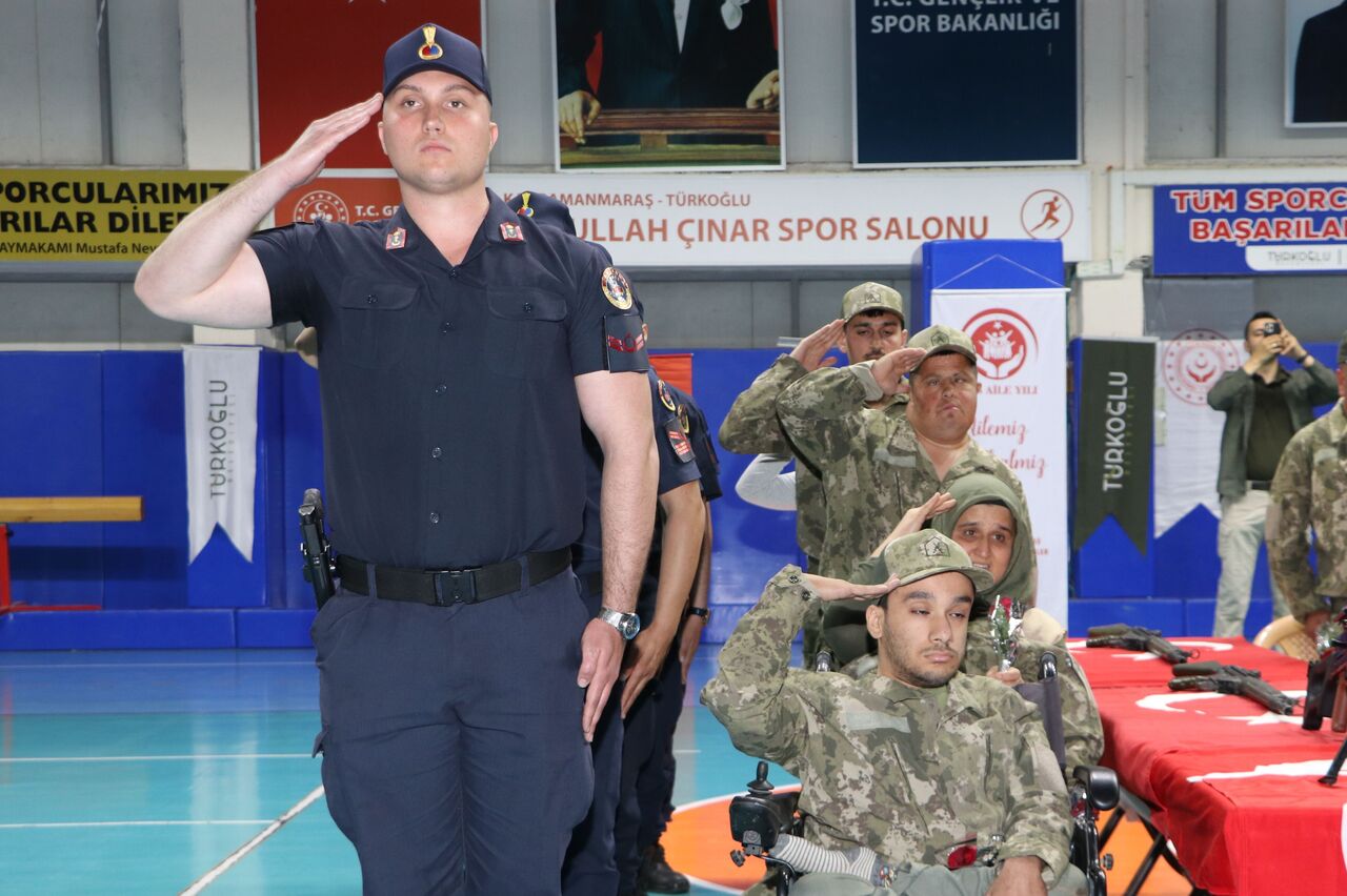 Kahramanmaraş’ta 20 Engelli Gencin Askerlik Hayali Gerçek Oldu (1)