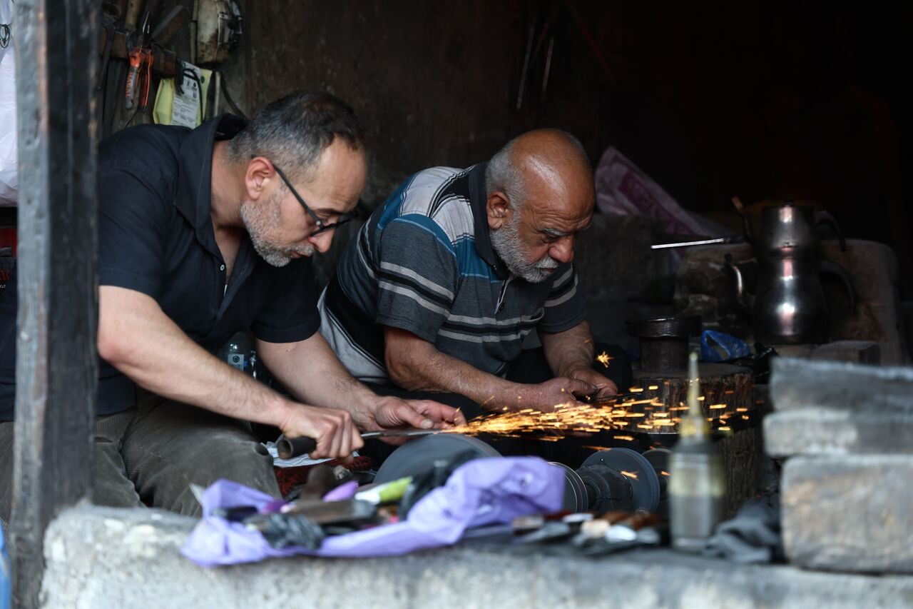 Kahramanmaraş'ta Asırlık Dükkanda Bayram Bıçakları Hazırlanıyor (6)