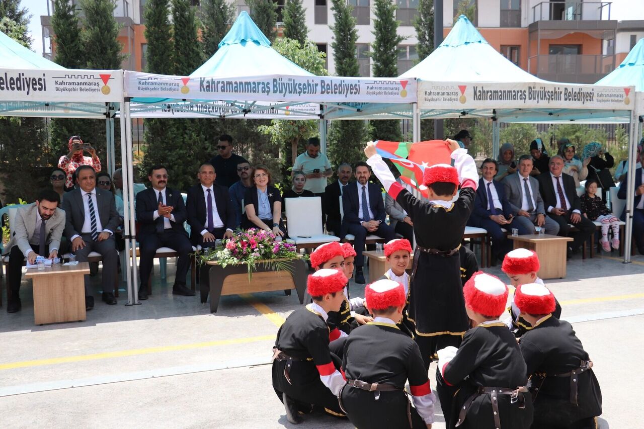 Kahramanmaraş'ta Haydar Aliyev İçin Tören Düzenlendi! (3)