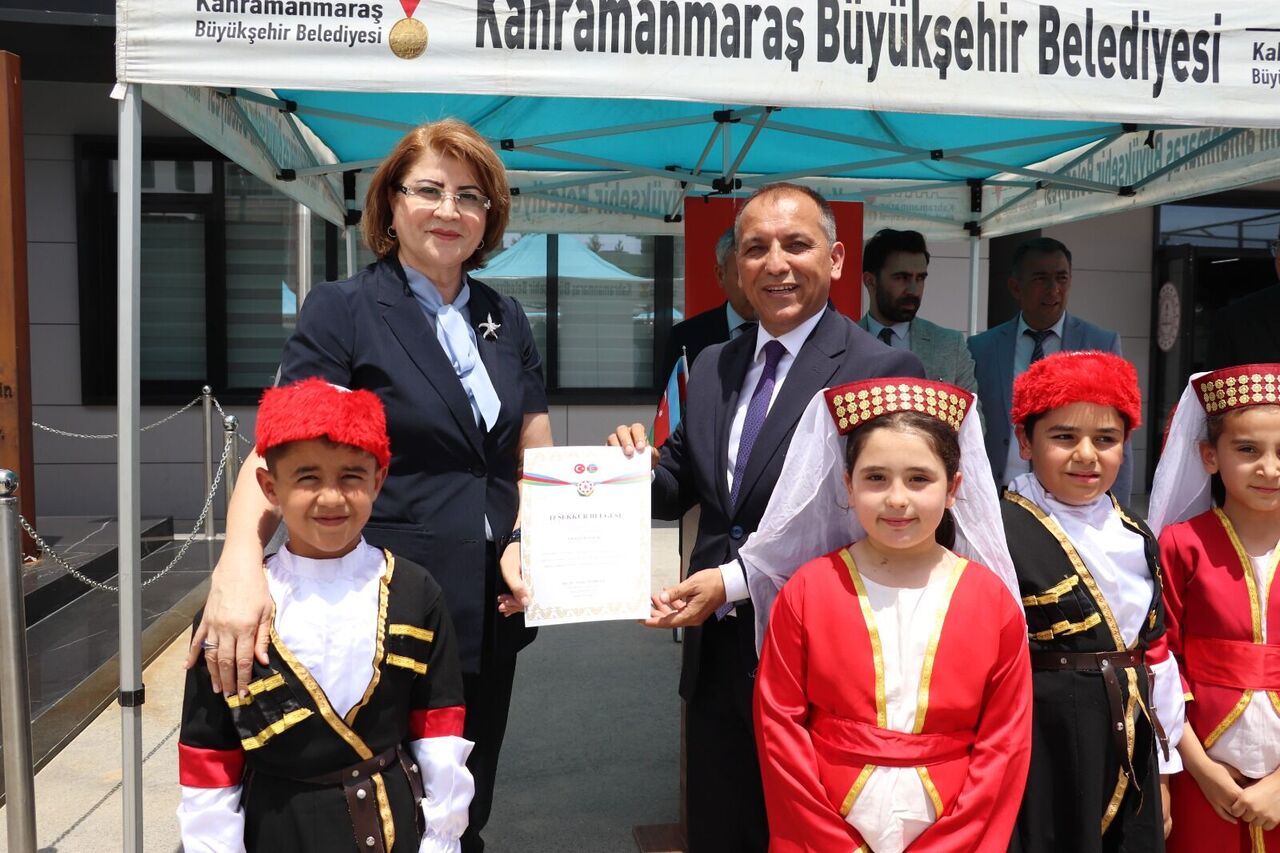 Kahramanmaraş'ta Haydar Aliyev İçin Tören Düzenlendi! (4)