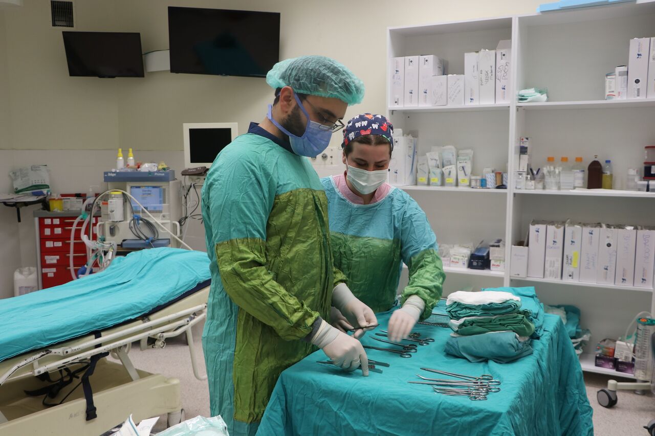 Kahramanmaraş'ta Hemşire Çift Hastanede Ve Evde Hayatı Paylaşıyor (6)