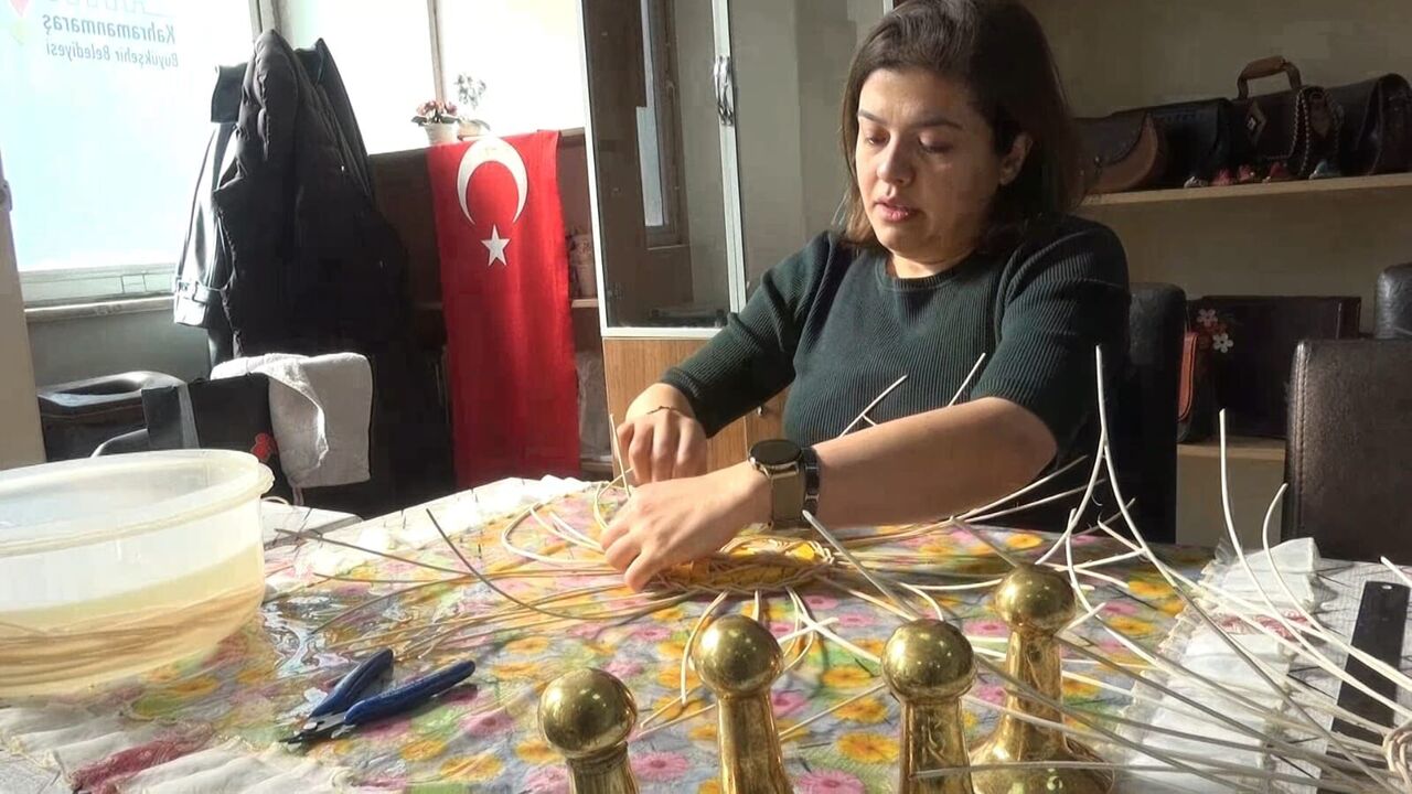 Kahramanmaraş'ta Kadınlar Sepet Örerek Ailelerine Omuz Veriyor! (2)