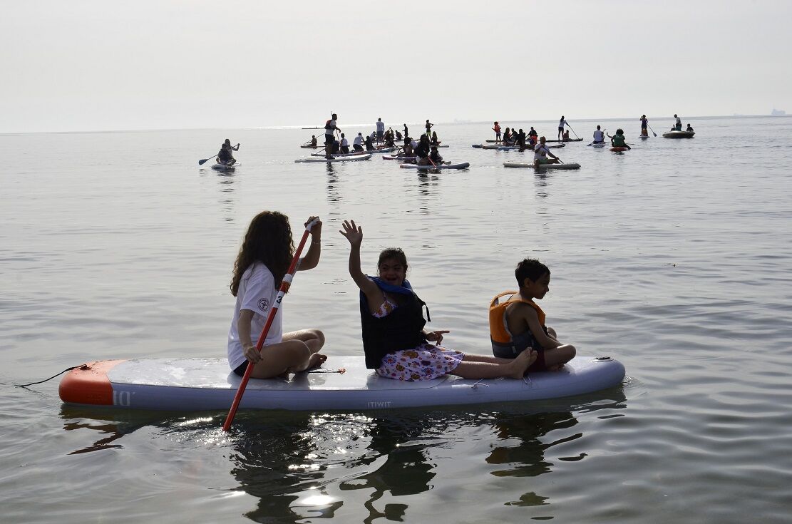Mersin’de Özel Bireyler İlk Kez Kürek Sörfüyle Tanıştı Akdeniz’de Renkli Anlar (1)-1