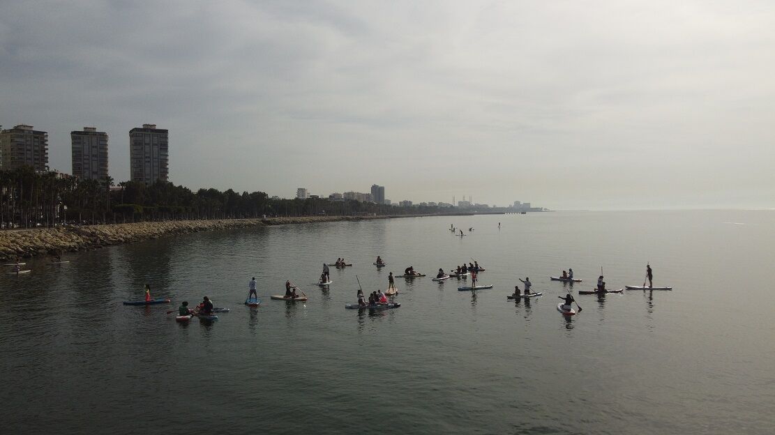 Mersin’de Özel Bireyler İlk Kez Kürek Sörfüyle Tanıştı Akdeniz’de Renkli Anlar (5)