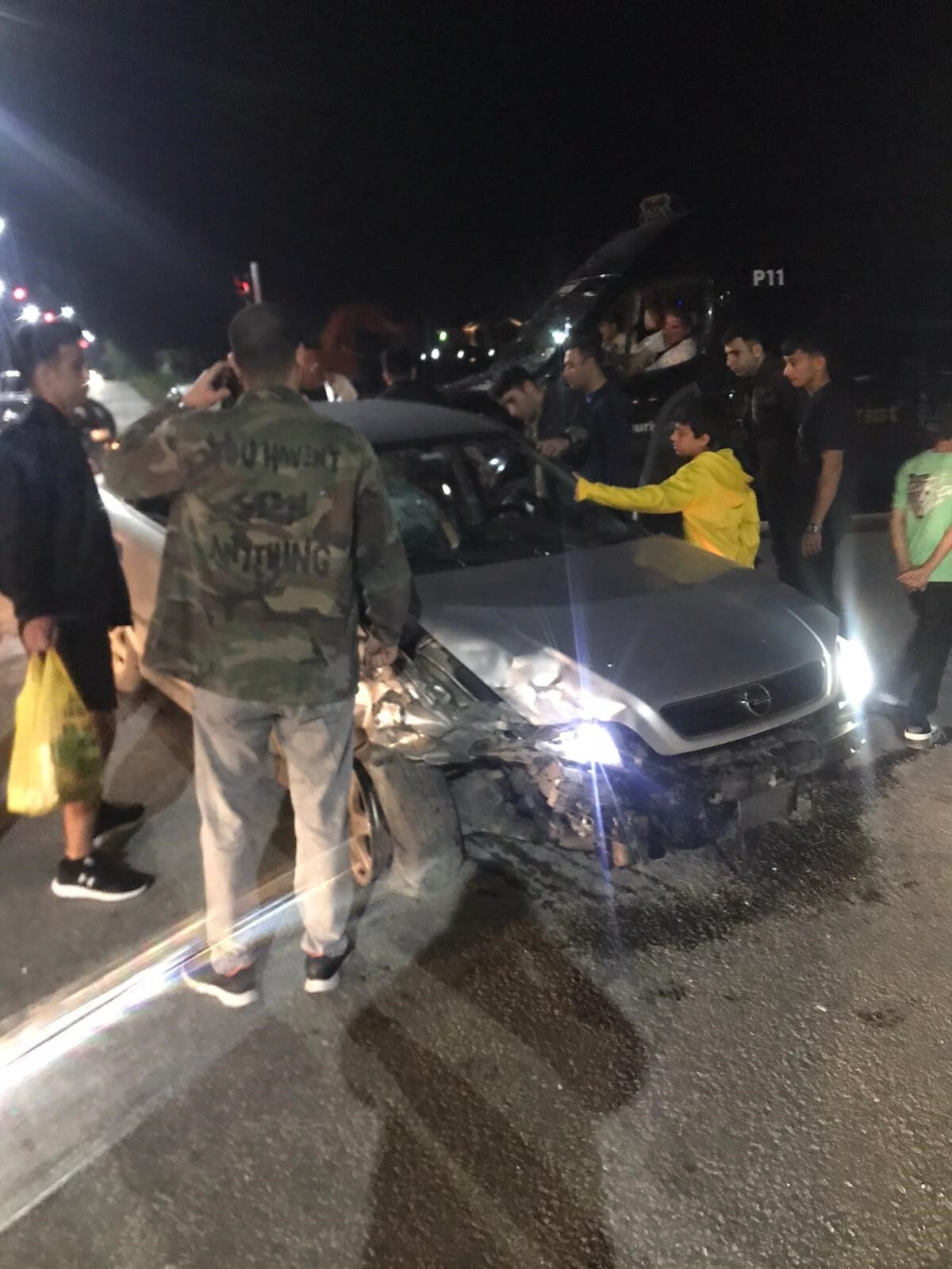 Serik'te Trafik Kazası İki Otomobil Çarpıştı, 2 Yaralı (2)