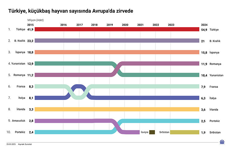 Türkiye Hayvancılıkta Avrupa’yı Solladı Liderlik Koltuğuna Yeniden Oturdu (2)