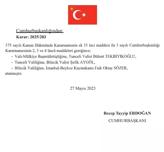 Yeni Bilecik Valisi Faik Oktay Sözer Kimdir Nereli, Kaç Yaşında (1)