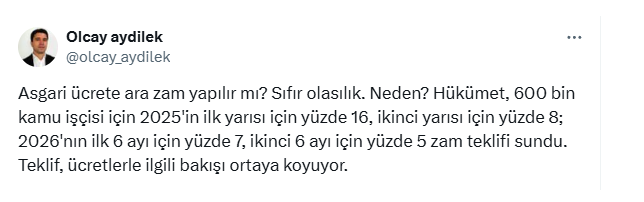Asgari Ücret 25 Bin 419 Lira Olacak (2)