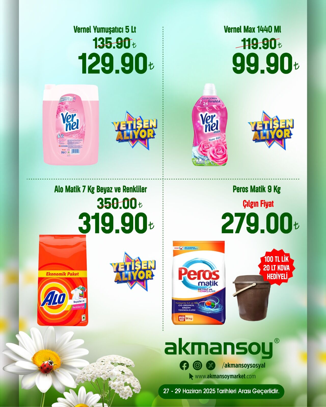 Gıda Ve Temizlikte Akmansoy Rüzgarı Bu İndirimler Kaçmaz! (1)