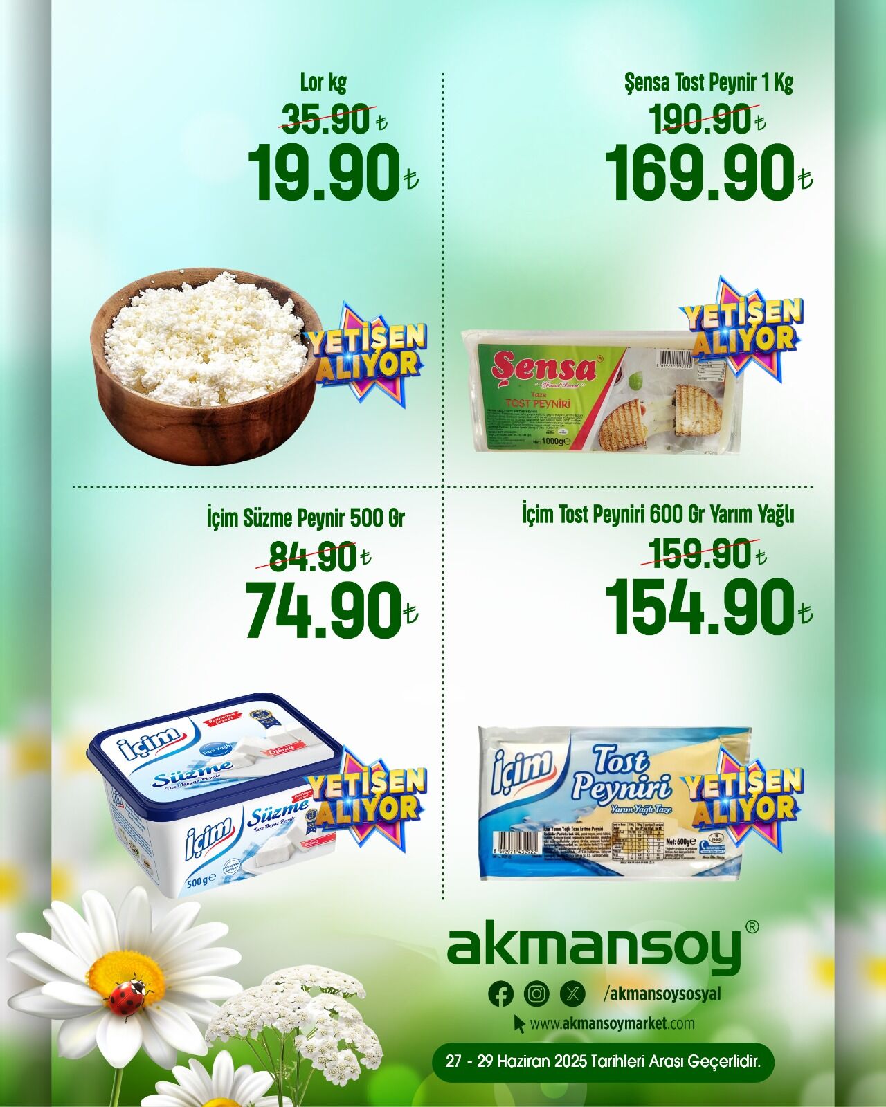 Gıda Ve Temizlikte Akmansoy Rüzgarı Bu İndirimler Kaçmaz! (15)