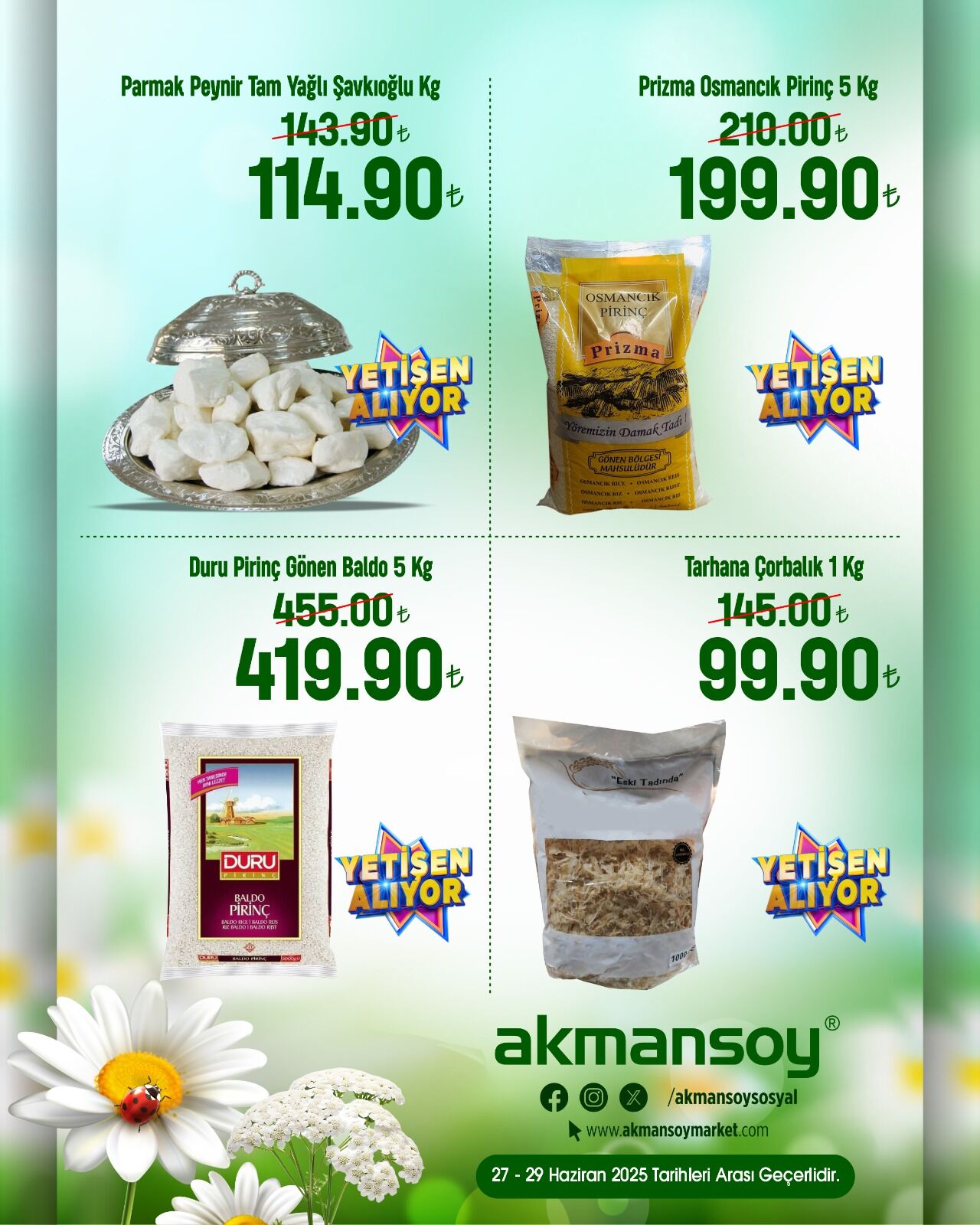 Gıda Ve Temizlikte Akmansoy Rüzgarı Bu İndirimler Kaçmaz! (4)