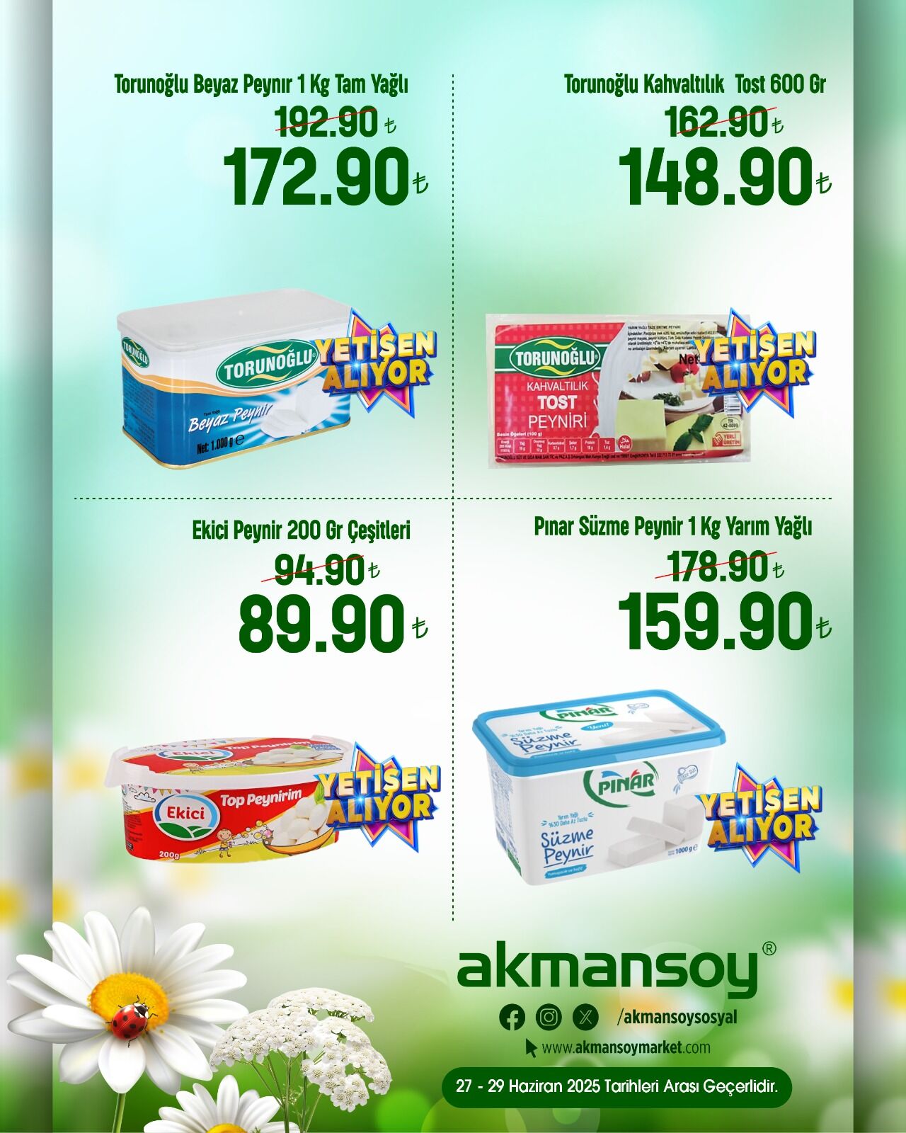 Gıda Ve Temizlikte Akmansoy Rüzgarı Bu İndirimler Kaçmaz! (8)