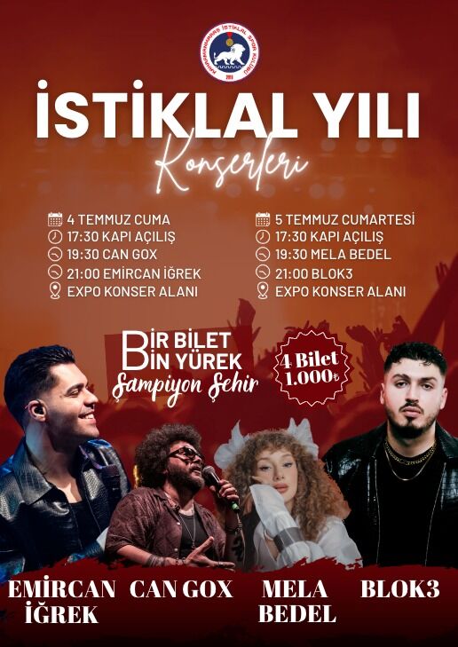 Kahramanmaraş İstiklalspor, Dev Konserlerle Taraftarı Coşturacak