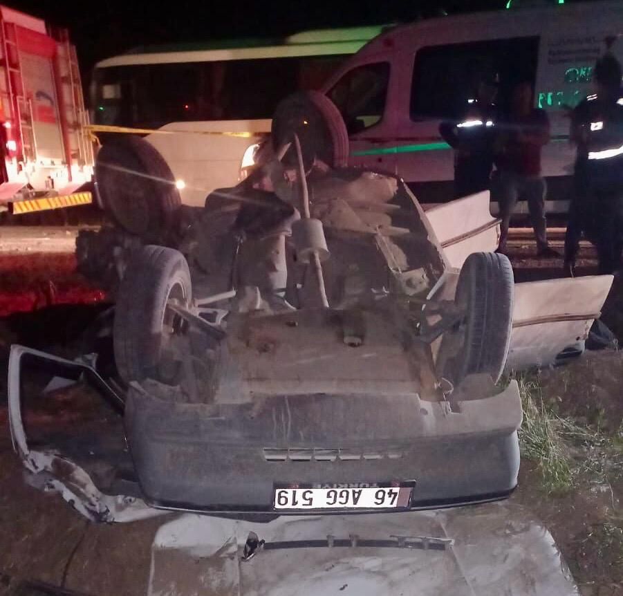 Kahramanmaraş’ta Feci Kaza 2 Ölü 2 Yaralı (1)