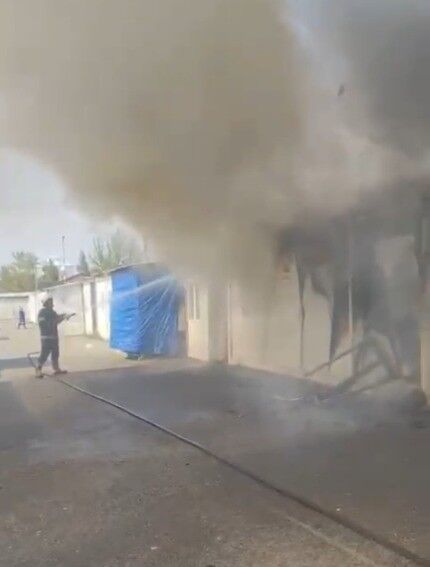 Kahramanmaraş'ta Konteyner Kent Alevlere Teslim Oldu (4)