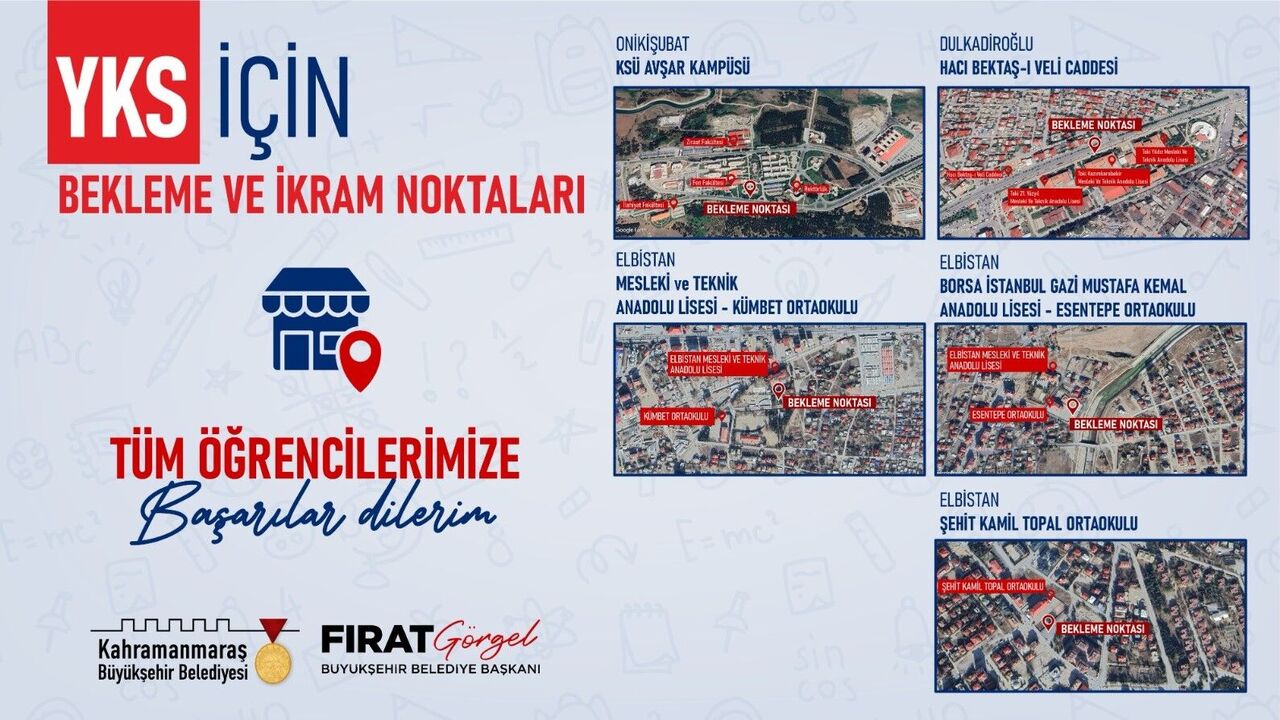 Kahramanmaraş’ta Sınav Sabahı İkram Noktaları