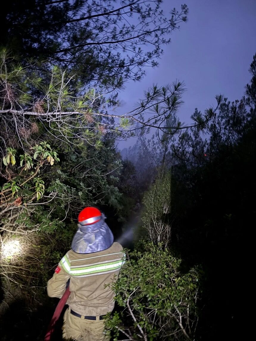 Kozan’da Gece Yarısı Alevlenen Yangın Ekiplerin Hızlı Müdahalesiyle Kontrol Altına Alındı (2)