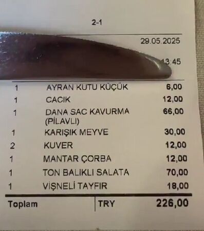 Meclis Lokantası'nda 226 Tl'lik Menü Dudak Uçuklattı-1