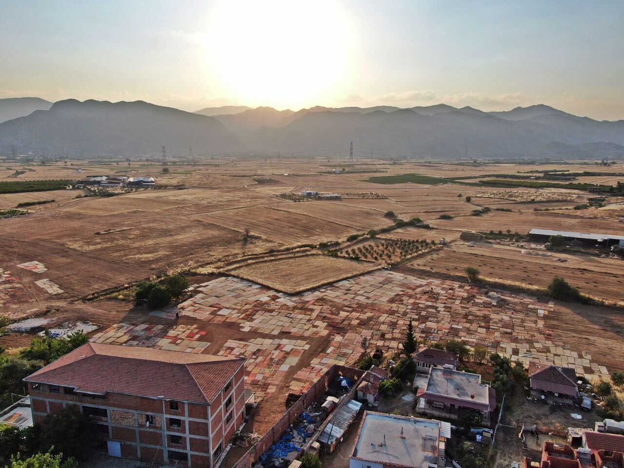 Milyonluk Halılar İçin Gece Gündüz Nöbet! Antalya'da Tarlalar Halı Bahçesine Dönüştü (6)