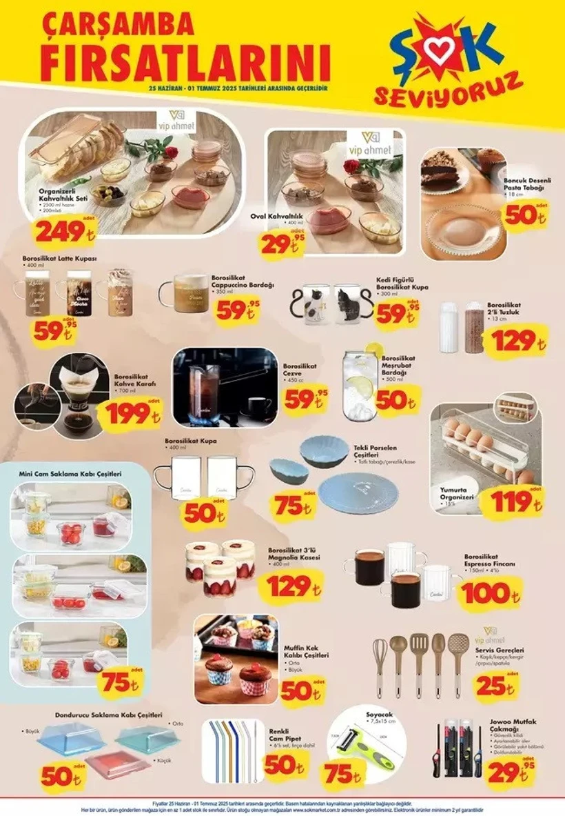 Şok Marketler'de Çarşamba İndirimi Başladı Beyaz Eşyadan Gıdaya Büyük Fırsatlar! (3)