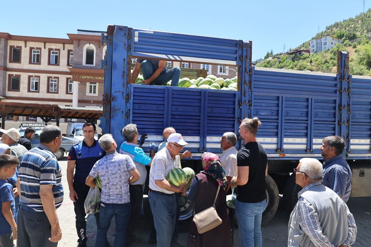 20 Ton Karpuz Ücretsiz Dağıtıldı (5)