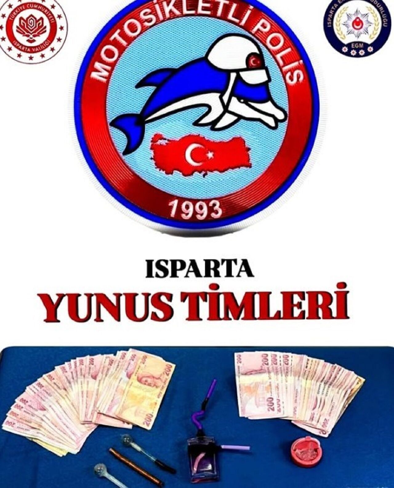 Isparta yasa dışı madde operasyonu