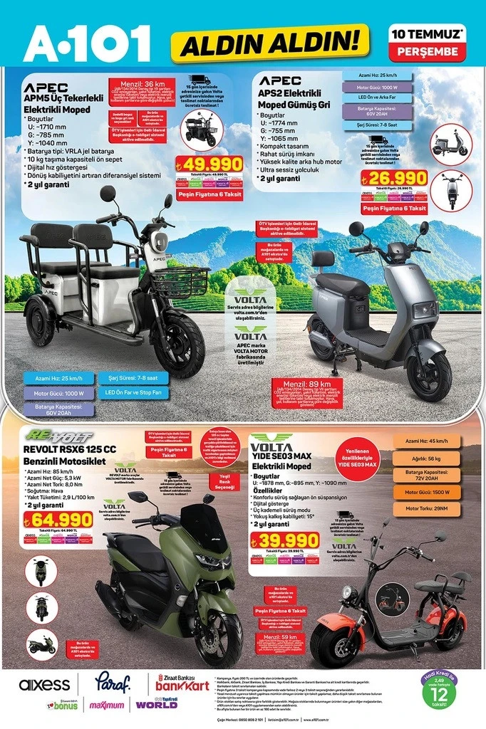 A101 10 Temmuz Kataloğunda Portatif Klima, Elektrikli Moped Ve Beyaz Eşya Fırsatları (1)