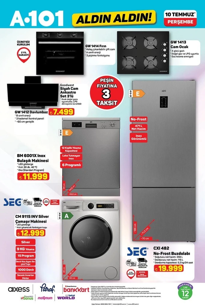 A101 10 Temmuz Kataloğunda Portatif Klima, Elektrikli Moped Ve Beyaz Eşya Fırsatları (3)