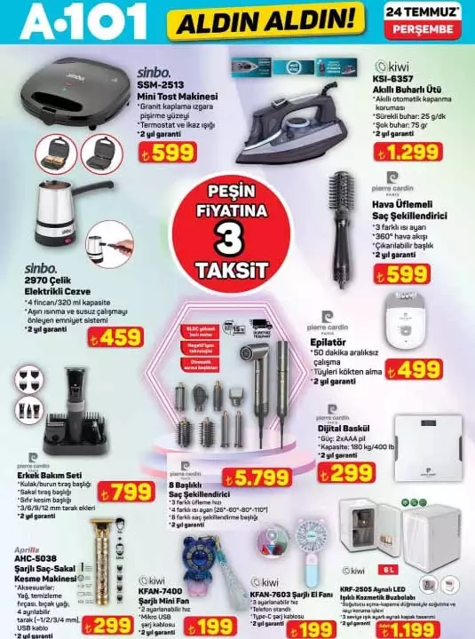 A101 24 Temmuz 2025 Kataloğu Tiny House, Elektrikli Moped Ve Kamp Ürünleri (10)
