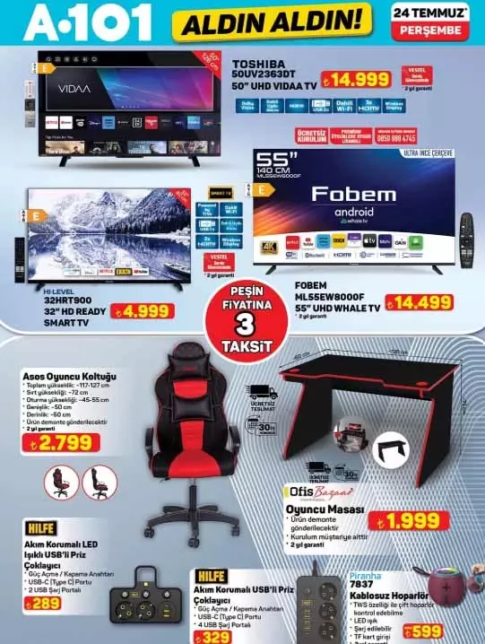 A101 24 Temmuz 2025 Kataloğu Tiny House, Elektrikli Moped Ve Kamp Ürünleri (13)