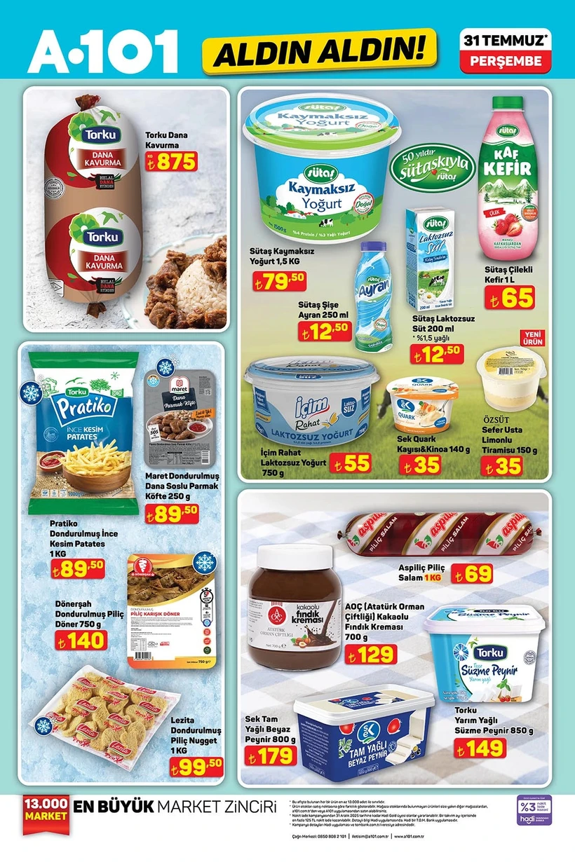 A101 31 Temmuz Fırsatları Duyuruldu Buzdolabı, Termosifon Ve Dahası Geliyor! (3)