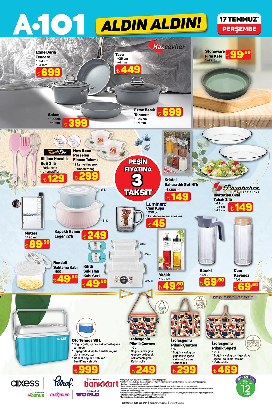 A101 Peşin Fiyatına 3 Taksitle Klima Ve Beyaz Eşya Satacak (2)