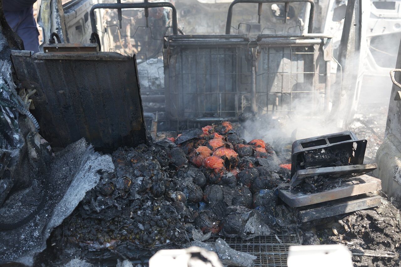 Antalya'da Çıkan Yangında Alevler Arasında Kaldılar (11)