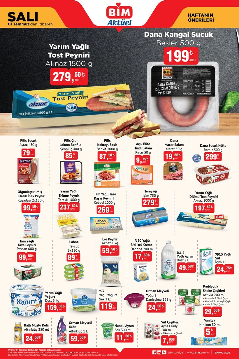 Bi̇m Aktüel Kataloğu Yayımlandı! İşte 1 Temmuz Salı'dan İtibaren Raflardaki Ürünler (4)